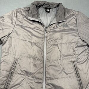 JACKET North Face Men's (XL) Junction Insulated Full Zip Puffer  Grey Heather